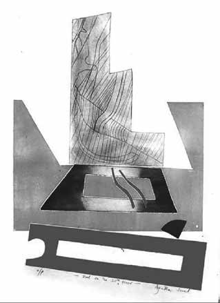 Pool on the 30th Floor (1966) — Line Engraving